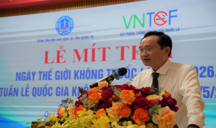 Quảng Trị: Mít tinh hưởng ứng Ngày Thế giới không thuốc lá và Tuần lễ Quốc gia không khói thuốc lá