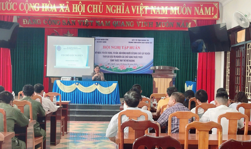 Nâng cao kỹ năng truyền thông, vận động người nghiện tham gia điều trị Methadone