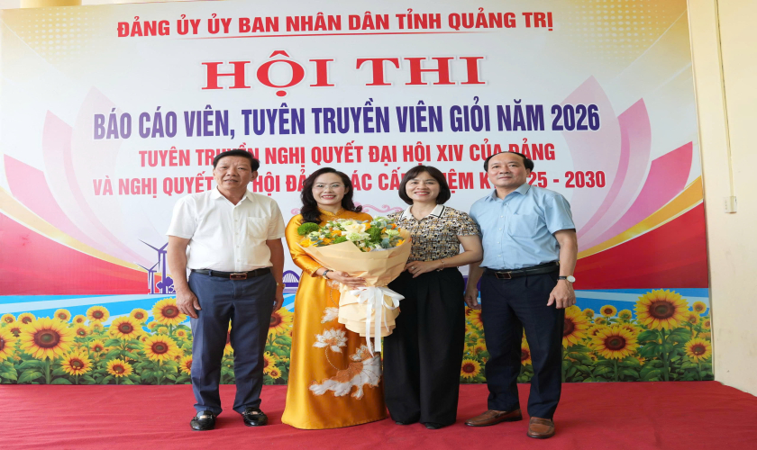Đảng bộ Sở Y tế đạt giải Khuyến khích tại Hội thi Báo cáo viên, Tuyên truyền viên giỏi năm 2026