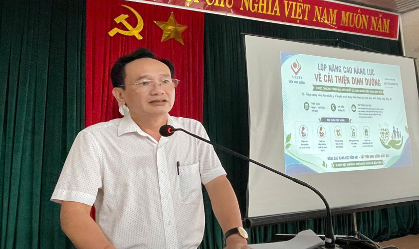 Nâng cao năng lực dinh dưỡng cho cán bộ y tế cơ sở vùng khó khăn