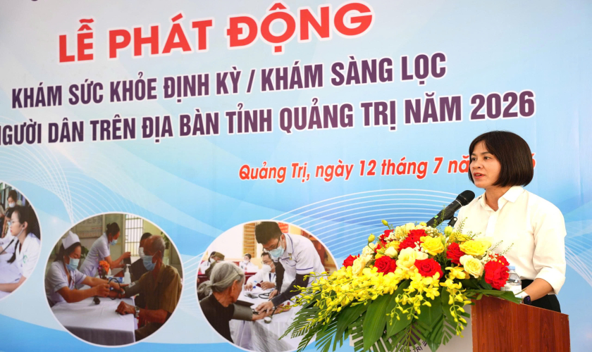Quảng Trị phát động chương trình khám sức khỏe định kỳ, khám sàng lọc miễn phí cho người dân năm 2026