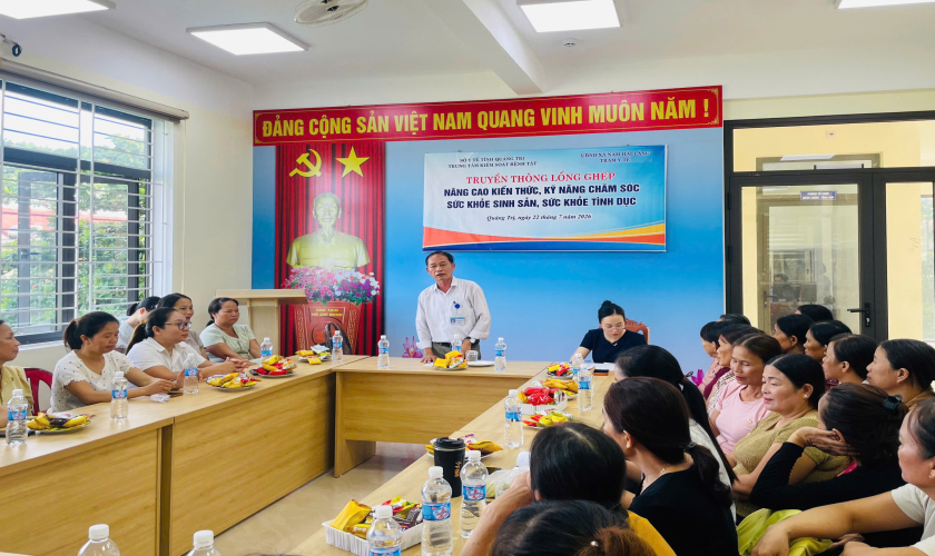 Truyền thông nâng cao kiến thức chăm sóc sức khỏe sinh sản cho phụ nữ trong độ tuổi sinh đẻ