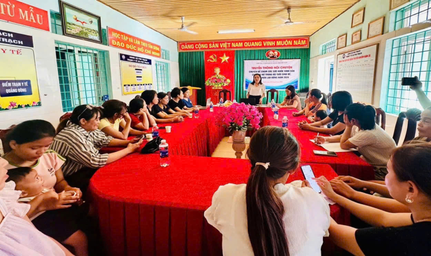 Trung tâm Kiểm soát bệnh tật: Đồng hành cùng sức khỏe phụ nữ trong độ tuổi sinh đẻ và công nhân lao động