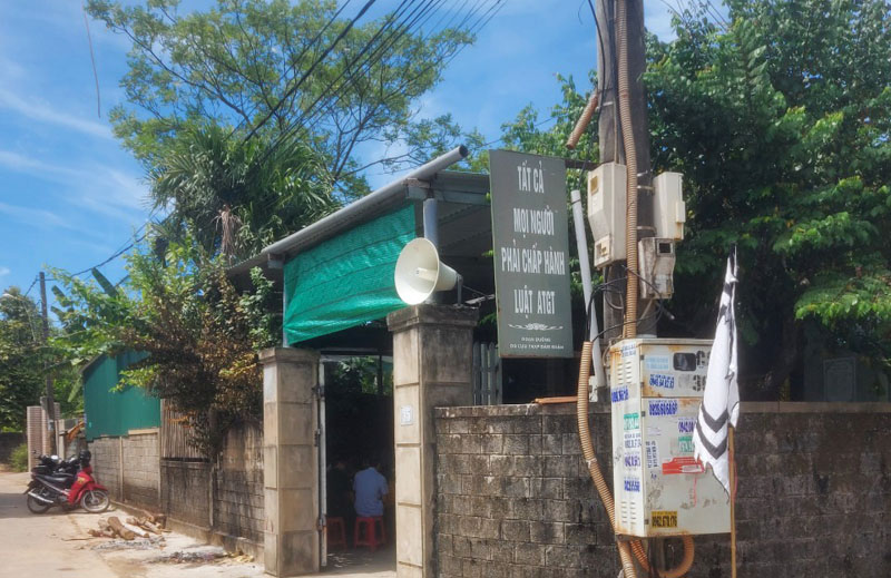 Khu dân cư nơi xảy ra trường hợp tử vong do bệnh dạijpg