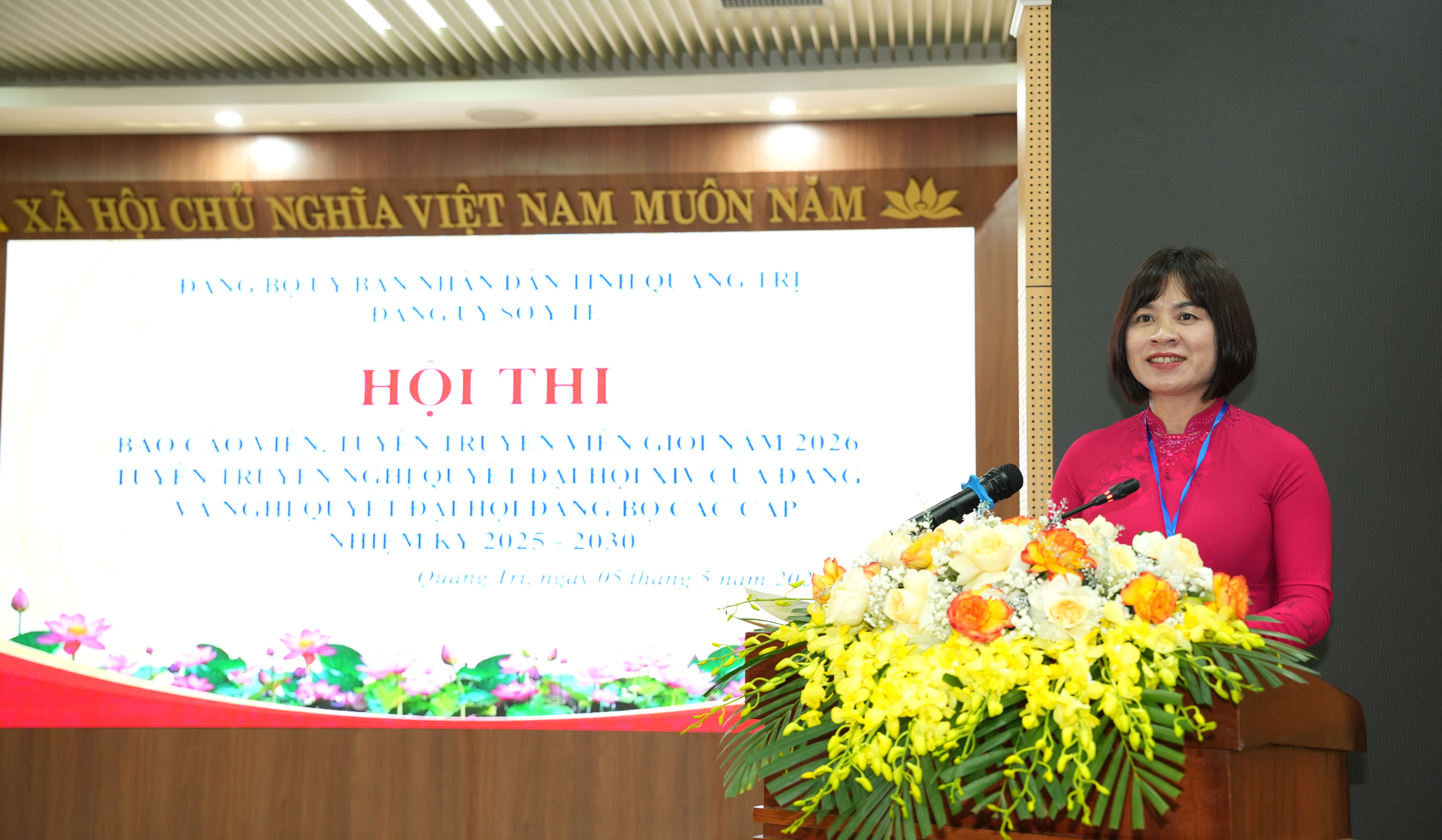 Đồng_chí_Diệp_Thị_Minh_Quyết_Bí_thư_Đảng_ủy_Giám_đốc_Sở_Y_tế_Trưởng_Ban_Tổ_chức_hội_thi_phát_biểu_tại_hội_thi_206.JPG